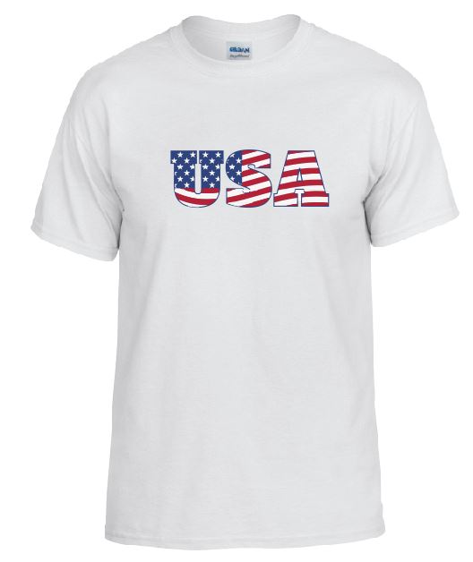 TS11 USA White T-Shirt