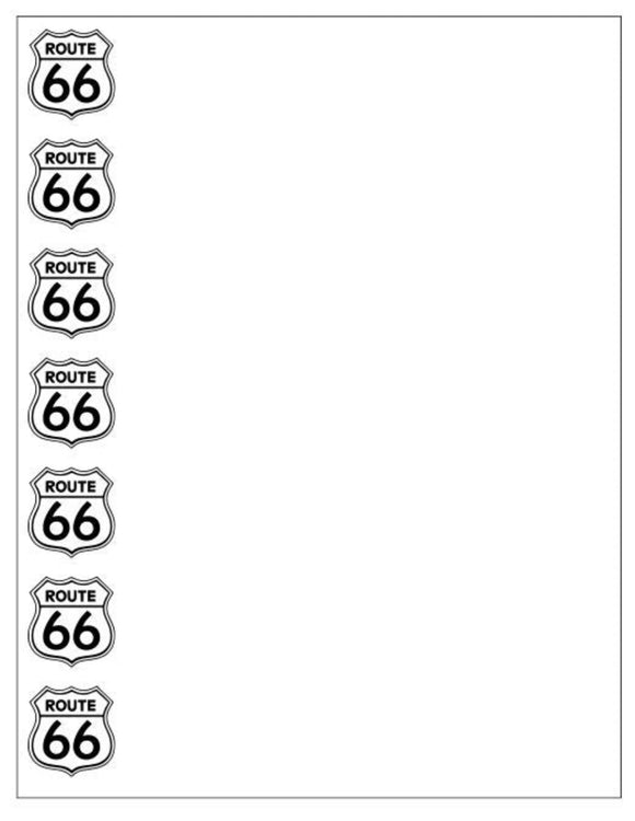 NP04 Route 66 Note Pad